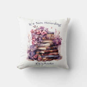Es ist kein Horten, wenn es Bücher sind, Bücherlie Kissen