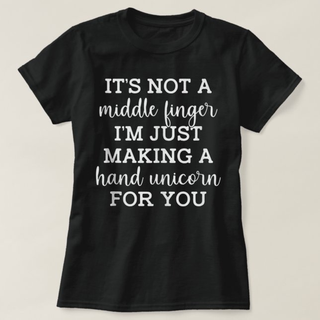 Es ist kein Mittelfinger, den ich nur mit einer Ha T-Shirt (Design vorne)