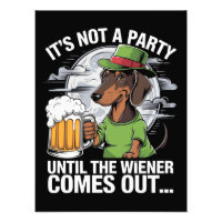 Es ist kein Party bis die Dackel Irish Beer Dackel