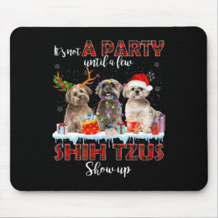 Es ist kein Party bis ein paar schicke Zucas Santa Mousepad