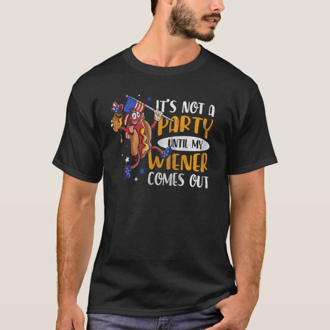 Es ist kein Party, bis meine Dackel aus dem 4. T-Shirt (Vorderseite)