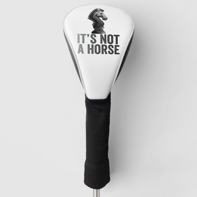 Es ist kein Pferdeschlittengeschenk Golf Headcover (Vorderseite)
