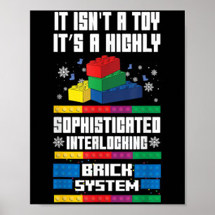 Es ist kein Spielzeug, es ist ein ineinander greif Poster