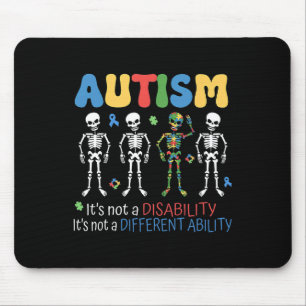 Es ist keine Behinderung, die Autismus nicht beein Mousepad