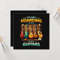 Es ist keine Hamsterei, wenn es Gitarren sind
