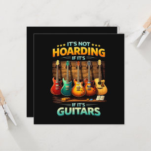 Es ist keine Hamsterei, wenn es Gitarren sind
