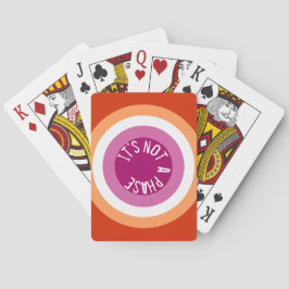 Es ist keine Phase. Lesben - Karten spielen Spielkarten