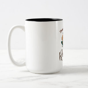 ES IST KEINE ZEIT FÜR ROMANCE ZWEIFARBIGE TASSE