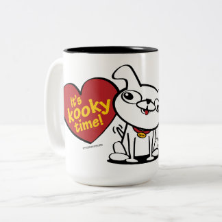Es ist Kooky Time Zweifarbige Tasse