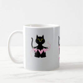 ES IST LIEBE! Funny Black Cat Tasse