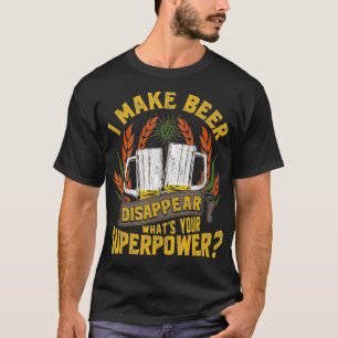 Es ist lustig, dass ich Bier zum Verschwinden brin T-Shirt