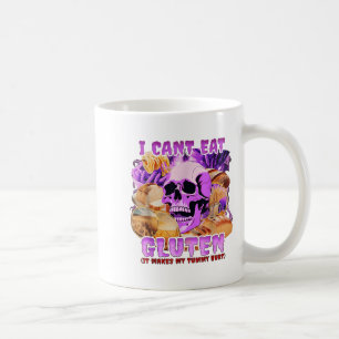 Es ist lustig, dass ich kein Gluten essen kann, es Kaffeetasse