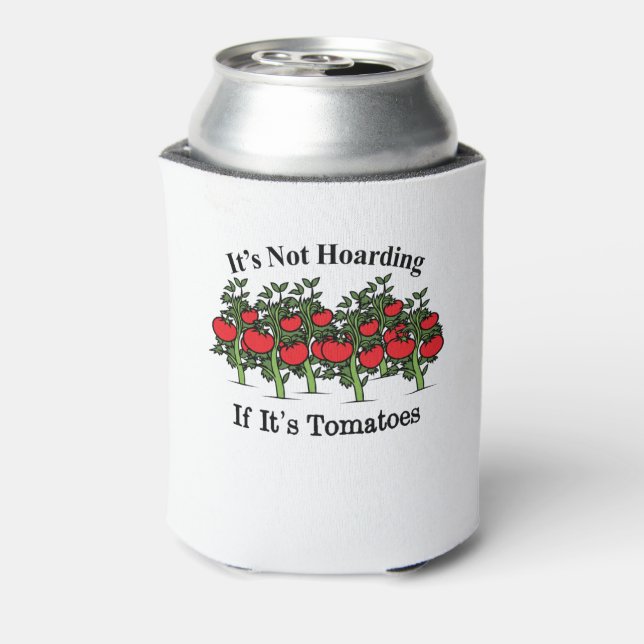 Es ist lustig, wenn es Tomaten ist Dosenkühler (Kanne Rückseite)