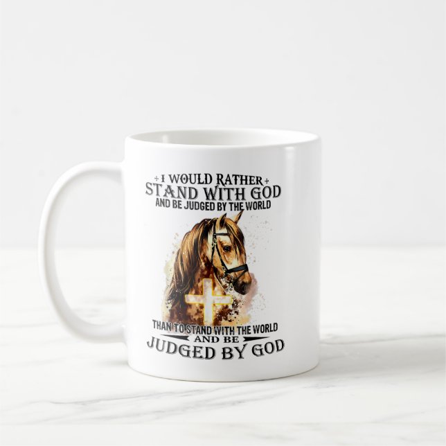 Es ist lustig, wenn mein Pferd dein Gesicht hatte, Kaffeetasse (Links)