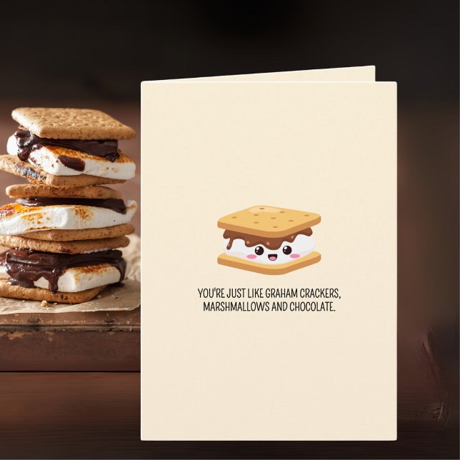 Es ist lustiger, wenn ich dich für jeden Anlass Li Karte (Customize this card for an anniversary, birthday, Valentine's Day or "just because". )