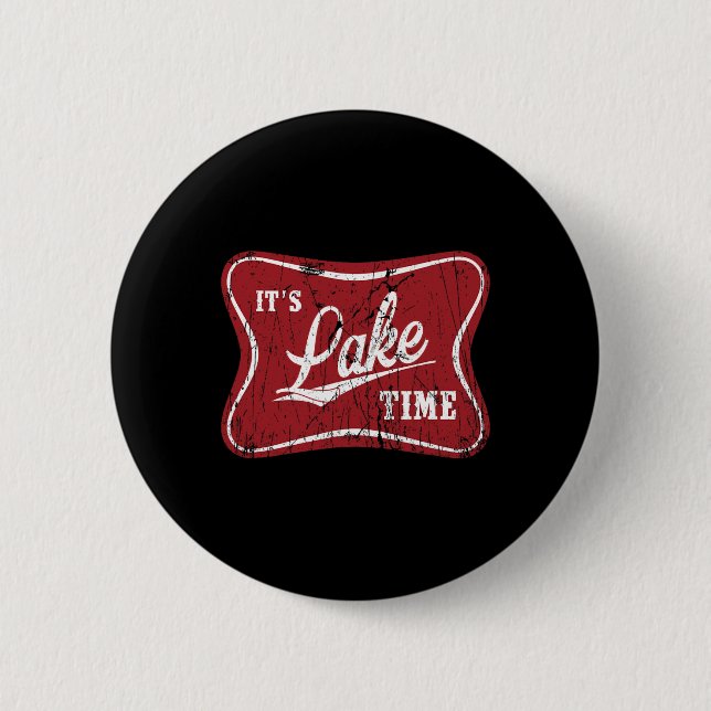 Es ist lustiges Angeln am See  Button (Vorderseite)