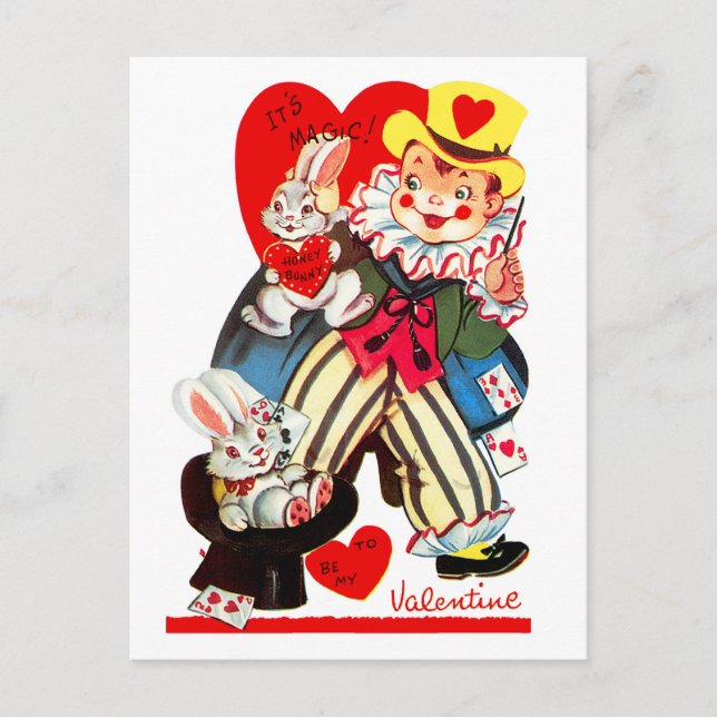 Es ist Magic Honey Bunny Postkarte (Vorderseite)