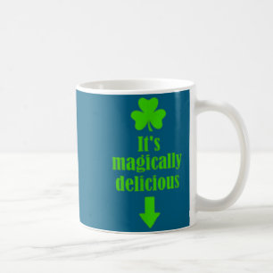 Es ist magisch lecker Lustiger St. Patrick's Day Kaffeetasse