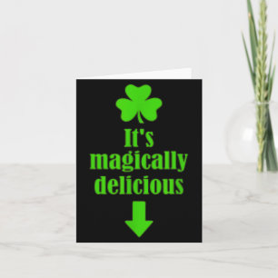 Es ist magisch lecker Lustiger St. Patrick's Day  Karte