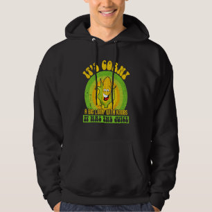 Es ist Mais ein großer Klumpen mit Knöpfen es hat Hoodie