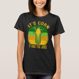 Es ist Mais es hat Juice Retro Crop T-Shirt