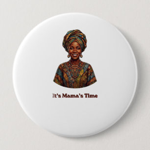 Es ist Mamas Zeit - Afrika 2026 Weltmeisterschaft Button