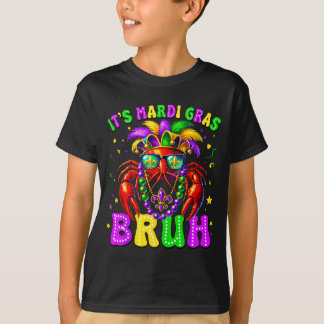 Es ist Mardi Gras Bruh Lustiges Crawfish-Outfit Ju T-Shirt