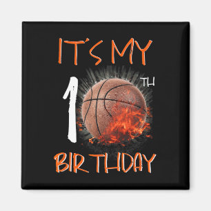 Es ist mein 10. Geburtstag Bysketbyll Magnet
