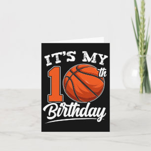 Es ist mein 10. Geburtstag Bysketbyll Spieler 10 T Karte