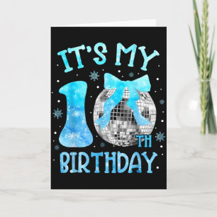 Es ist mein 10. Geburtstag Coquette Bow Disco 10 J Karte