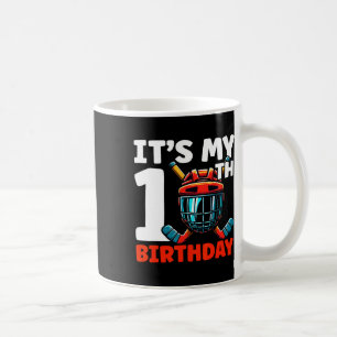 Es ist mein 10. Geburtstag Hockey Spieler 10 Jahre Kaffeetasse