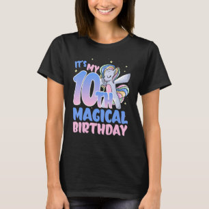 Es ist mein 10. Magisches Geburtstagsrennen-Schwan T-Shirt