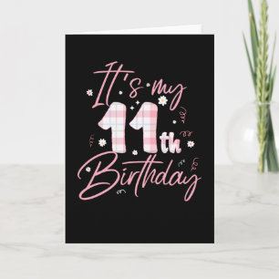 Es ist mein 11. Geburtstag 11 Jahre altes Tagesg Karte