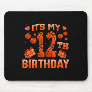 Es ist mein 12. Geburtstag Bysketbyll Boys Girls 1 Mousepad