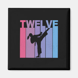 Es ist mein 12. Karate Girl Martial Arts 12 Jahr Magnet