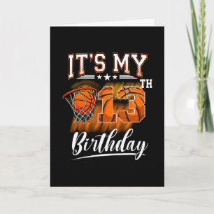 Es ist mein 13. Geburtstag Sketll Thema 13 Jahre a Karte
