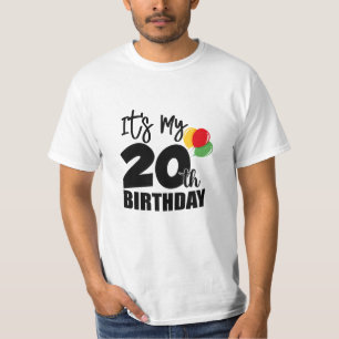 Es ist mein 20. Geburtstag, 20. Geburtstag T-Shirt