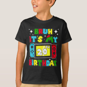 Es ist mein 20. Geburtstag Videospiel 20 Jahre alt T-Shirt