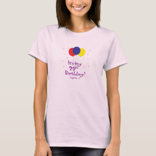 Es ist mein 29. Geburtstag… wieder T-Shirt