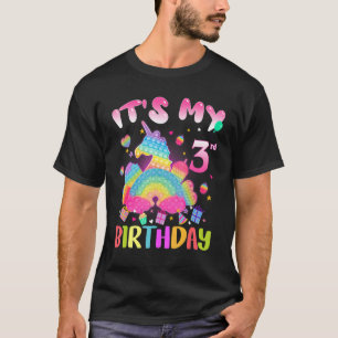 Es ist mein 3. Geburtstag 3 Jahre alter Pop Es ver T-Shirt
