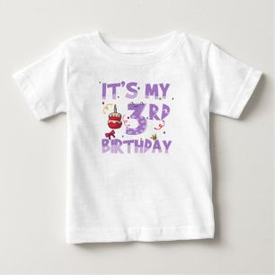 Es ist mein 3. Geburtstag  Baby T-shirt