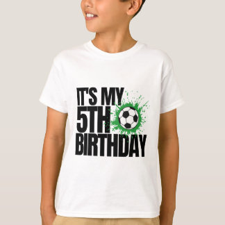 Es ist mein 5. Geburtstag Fußballspieler 5. Geburt T-Shirt