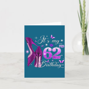 Es ist mein 62. Geburtstag Nk 62 Jahre alter Gebur Karte