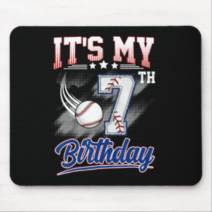 Es ist mein 7. Geburtstag Bysebyll 7 Jahre alt Geb Mousepad