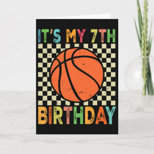 Es ist mein 7. Geburtstag Sketll 7 Jahre alter Spi Karte
