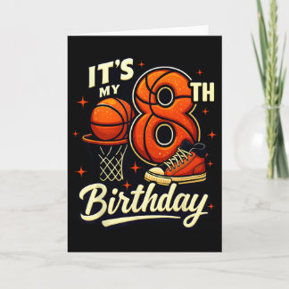 Es ist mein 8. Geburtstag Sketll Liebhaber 8 Jahre Karte