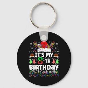 Es ist mein 8. Geburtstag Weihnachten Lustiger Geb Schlüsselanhänger