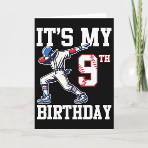 Es ist mein 9. Geburtstag Bysebyll 9 Jahre alt Geb Karte