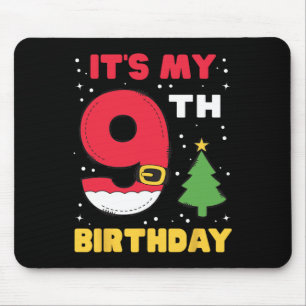 Es ist mein 9. Geburtstag Weihnachten 9 Jahre alt Mousepad
