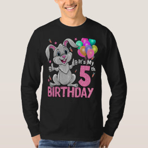 Es ist mein fünftes Geburtstagskrabbit 5. Geburtst T-Shirt